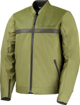 ICON Icon Jacket Midhawk Green 3X