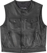 Thrashin Supply Co. Vest Encinal Shorty Leather 2Xl Tmj-17-12