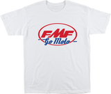 FMF FA25118900WHT2X Fmf Tee Go Moto White 2X Fa25118900Wht2X