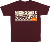 FMF FA25118911MRNSM Fmf Tee Mixin Maroon Sm Fa25118911Mrnsm
