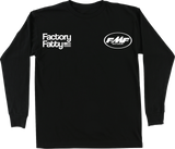 Fmf Tee Long Sleeve Factory Fatty Black Sm Ho25119900Blksm