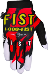 Fist Handwear Glove Strapped 90'S Red Lg F-Gs-01027-L