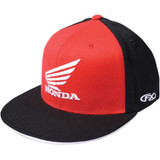 FACTORY EFFEX 1588344 Factory Effex Honda Big Wing Flexfit Hat - Red/Black - Small/Medium 15-88344