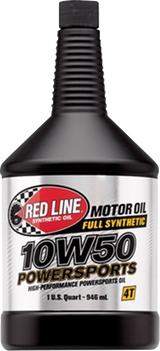 Red Line Synthetic Oil 10W50 Powersports Motor Oil - 1 Quart 42604