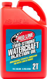 RED LINE SYNTHETIC OIL 40705 Red Line Synthetic Oil 2T Watercraft Injection Oil - 1G 40705
