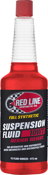 RED LINE SYNTHETIC OIL 91132 Red Line Synthetic Oil Medium 10Wt Suspension Fluid - 16Oz 91132