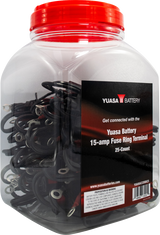 Yuasa Battery Charger Ring Connectors 25 Pack Yua00Acc05Bk25