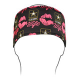 Bobster Headband Polyester U.S. Army Wife Kisses Hb706