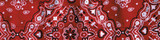 Bobster Cooldanna 100% Cotton Red Paisley Dc106