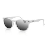 Bobster Nvs Sunglass Matte White Frame Smoked Reflective Lenses Eznv02