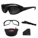 BOBSTER BDG001 Bobster Road Master Convertible Black Frame Photochromic Lens Bdg001