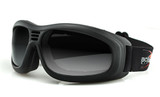 Bobster Touring 2 Goggle Black Frame Anti-Fog Smoked Lenses Bt2001