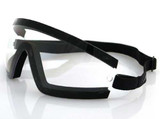 BOBSTER BW201C Bobster Wrap Around Goggle Black Frame Clear Lens Bw201C