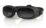 BOBSTER BPIS01 Bobster Piston Goggle Black Frame Smoked Lens Bpis01