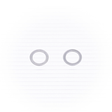 BOLT MOTORCYCLE ACCESSORIES DPWM10.145-50 Bolt Motorcycle Accessories Alm Crush Wshr 10X14.5 50/Pk Dpwm10.145-50