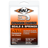 BOLT MOTORCYCLE ACCESSORIES EU.EX.105-150CC Bolt Motorcycle Accessories 2-Stk Pipe Oring/Sleeve/Sprngs Eu.Ex.105-150Cc