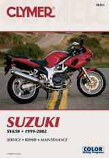 CLYMER MANUALS CM361 Clymer Manuals Clymer Manual Suzuki Sv650 1999-2002 Cm361