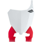 ACERBIS 2630771030 Acerbis Raptor Number Plate - White/Red 2630771030