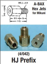 EBC HJ300-4 Ebc Mikuni Hex Jets Pkt Of 4 Hj300-4