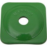 Woody'S Support Plates - Green - Square - 48 Pack Asg-3780-48