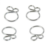 Fuel Star Fuel Star Clamp Refill Kit - 4 Ire Type Clamps 14.3Mm I.D. Fs00044