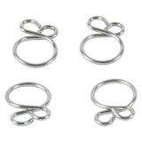 FUEL STAR FS00050 Fuel Star Fuel Star Clamp Refill Kit - 4 Ire Type Clamps 8.3Mm I.D. Fs00050