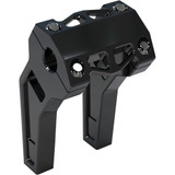 La Choppers Risers - Pullback - 6" - Black Anodized La-7471-06B
