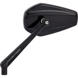 Arlen Ness Mirror - Mini/Stocker - Side View - Hexagon - Black - Left 13-156