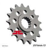 JT CHAIN AND SPROCKETS JTF1444.17 Jt Chain And Sprockets Jt Steel Front Sprocket Suzuki 17 Tooth 520 Chain Conversion Jtf1444.17