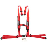 MOOSE UTILITY 1004403PU Moose Utility Seat Harness - 4 Point - 2X2 - Red 100-4403-Pu