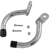 Rick Doss Saddlebag Guard Eliminator Bracket - Chrome S77-0137