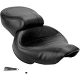 MUSTANG 75111 Mustang Vintage Style Seat - Wide - Smooth - Black - Dyna 75111
