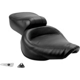 MUSTANG 75680 Mustang Vintage Style Seat - Wide - Smooth - Black - Dyna 75680