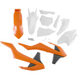 ACERBIS 2421065135 Acerbis Full Replacement Body Kit - Oem Orange/White/Black 2421065135