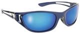 Pacific Coast Sunglasses Blue Ice Blue Frame W/Polarized Blue Mirror Lens 6402