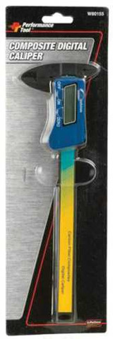 PERFORMANCE TOOL W80155 Performance Tool 6 Inch Composite Digital Caliper W80155