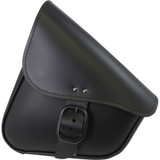 WILLIE & MAX LUGGAGE 5989300 Willie & Max Luggage Leather Swingarm Bag - Black Matte Buckle 59893-00