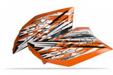 POLISPORT 8428200015 Polisport Radiator Scoops Ktm 125/250 Sx Ipd Orange Ktm 8428200015