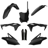 Polisport Polisport Replica Plastic Kit Full Kit Kawasaki Black 91491