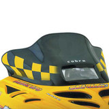 POWERMADD 13120 Powermadd Cobra Windshield Ski-Doo "S" Chassis Black W/Yellow Checks 13120