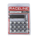 Raceline Wheels 16Pk 1/2 X 20 Spline Cr Cs Pack W/ Key Rlug-Cs120C