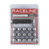 RACELINE WHEELS RLUG-CS120C Raceline Wheels 16Pk 1/2 X 20 Spline Cr Cs Pack W/ Key Rlug-Cs120C