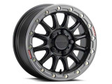RACELINE WHEELS A14BG-77056+25 Raceline Wheels Raceline Alpha Black W/Gunmetal Ring 17X7 4X156 +25 A14Bg-77056+25