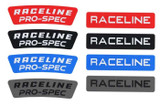 RACELINE WHEELS D-A13-PACK Raceline Wheels Decal Pack Includes 2 Lip Decals 1 Cap Decal Blue Red Black D-A13-Pack