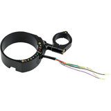 Joker Machine Speedometer Relocation Bracket With Easy Mount Clamp - Black Anodized - For 39 Mm Fork 10-303B Joker Machine Speedometer Relocation Bracket With Easy Mount Clamp - Black Anodized - For 39 Mm Fork 10-303B