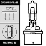 Solero Lighting 50 Watt Bulb - Arctic Cat Triple Xenon Boosted Premium Blue 01-178-09B