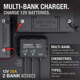 THE NOCO COMPANY GENPRO10X2 The Noco Company 2-Bank 20A Onboard Battery Charger Genpro10X2