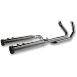 Khrome Werks 2-Into-2 Dominator Exhaust System With 4-1/2" Mufflers - Eclipse - Fl 201810A