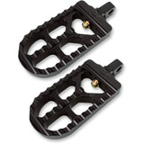 Joker Machine Adjustable Serrated Long Footpegs - Black 08-56-1