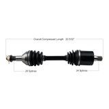 TYTANEUM 813-0056 Tytaneum Tytaneum Oe Replacement Cv Axle Can-Am Rear Right 813-0056